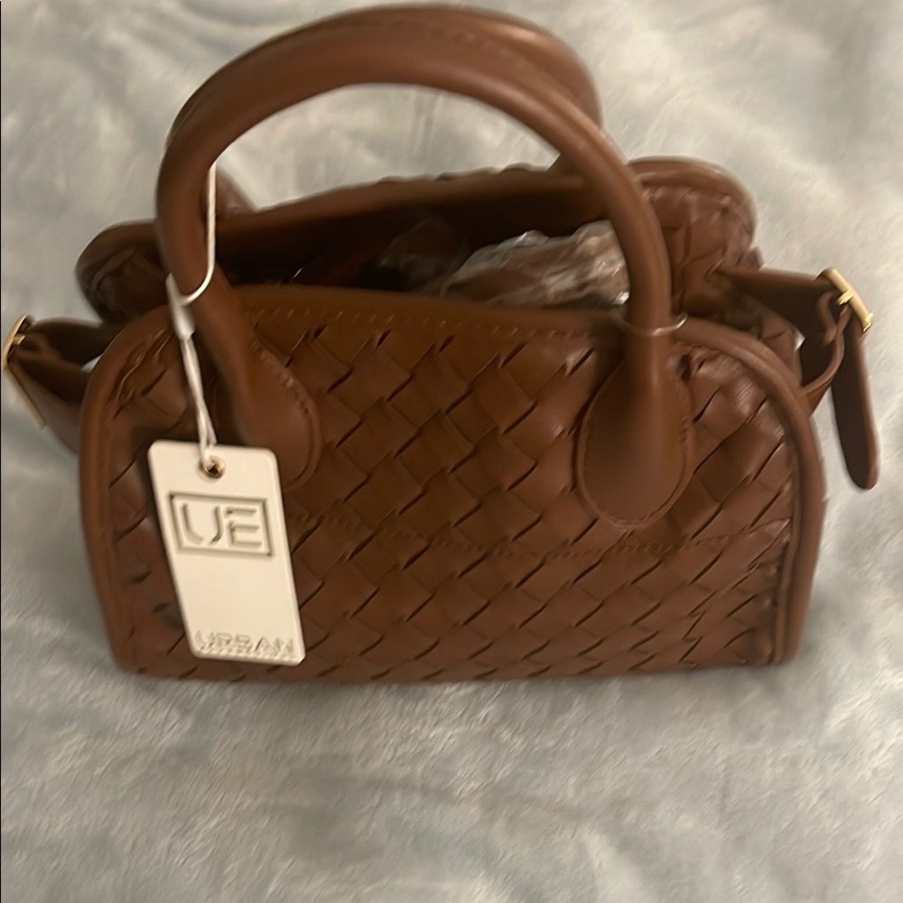 Urban Outfitters Brown Leather Satchel Timeless Design